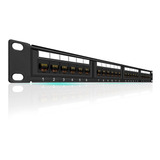   Panel 24 Puertos Cat6 10g Support, Network   Panel Ut...