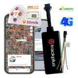 Rastreador Bloqueador 4g + Chip M2m Vivo + Plataforma 