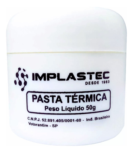 Pasta Térmica 50g Para Processador Cpu Branco