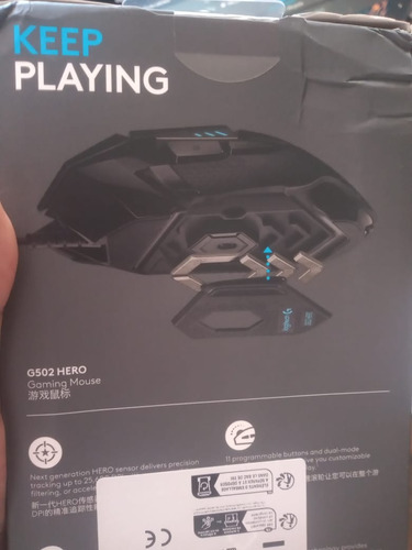 Mouse Gamer Logitech  G502 Hero Negro