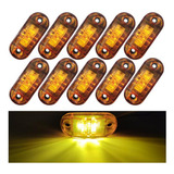 10pcs Luz De Señal Exterior Automotriz 12v/24v Llevó La Mini