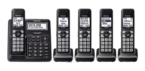 Telefone Sem Fio Panasonic 5 Bases Redução De Ruído 