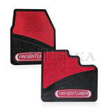 Juego Tapete Hule Para Camion Freightliner Rojo [tptcfr12r]