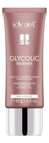 Idraet Glycolic Renewer Cream Glicolico Renovador 45gr 