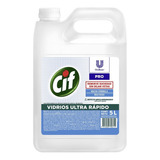 Limpiador Cif Vidrios Ultra Rapido Biodegradable X 5 Lts