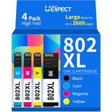 S De Tinta   802xl De Reemplazo Epson 802 802xl (negro,...