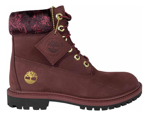 Botas Timberland 6in Mujer Originales A5m6g Vino Look Trendy