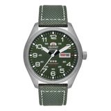 Relógio Orient Masculino Militar Prateado F49sn020e2ep