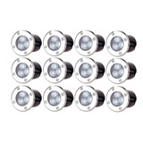 12 Foco Led Piso 3w Exterior Embutido Alto Trafico - Sumatel