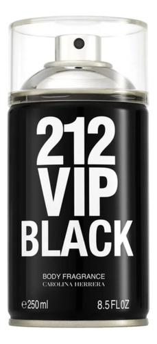 212 Vip Black Body Spray 250ml | Original + Amostra