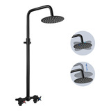 Kit De Ducha Para Exteriores Aolemi, Soporte De Pared Negro