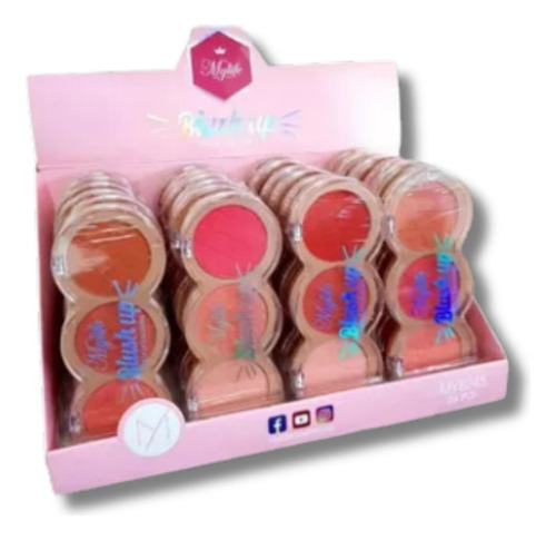 Paleta De Blush Mylife C\24 Un Atacado Revenda