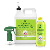 Aerosol Repelente De Roedores, 128 Onzas + Concentrado-8oz 