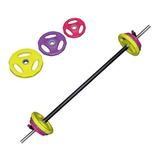 Pesas Encauchadas Set Body Pump Sportfitness Kit