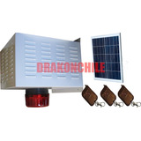 Alarma Comunitaria 30w Solar Con 3 Controles