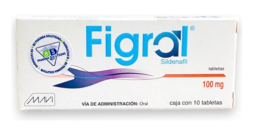 Figral Sildenafil 100 Mg C/10 Tabletas / Mavi