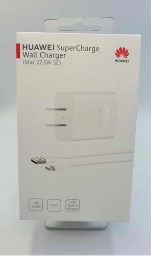 Cargador Huawei Tipo C Original Con Codigo Qr 22.5 W