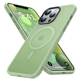 Funda Magnetica iPhone 13 Pro Max - Verde Menta