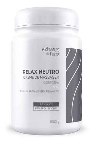 Creme De Massagem Neutro Vitta Relax 1kg