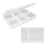 Cajas Plastica Organizadora Con 6 Divisiones Bijou Multiuso