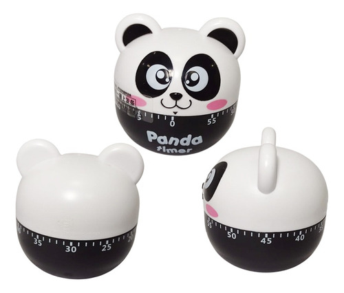 Temporizador De Cocina Oso Panda Cuerda Sesenta Minutos