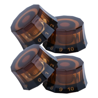 Juego De 4 Pomos Para Guitarra Eléctrica Dodecagon, Volumen