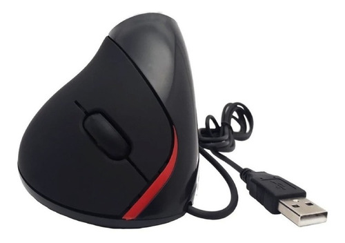 Mouse Optico Usb Vertical Ergonomico / Crisol Tecno