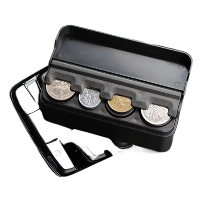 Estuche Para Monedas De Coche, Caja De Almacenamiento, Cambi