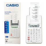 Calculadora Bivolt Branca Casio Hr-8rc Bobina Impressão