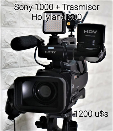 Video Camara Sony  1000 + Trasmisor Hollyland 