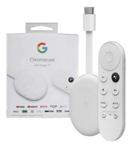 Google Chromecast Full Hd Google Tv Control Remoto 4ta Gen