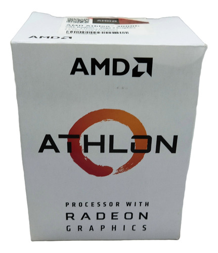 Procesador Amd Athlon 3000g + Ventilador (usado)