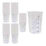 Vasos De Plástico Transparente Desechables Para Mezclar [u]