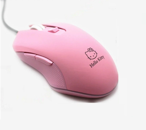Mouse Gamer Hello Kitty Con Cable 6 Botones