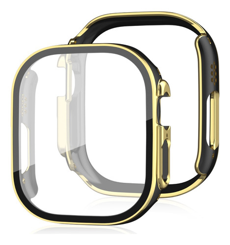 Case Cristal Templado Lujo Para Apple Watch Serie 8/7/6/5/se