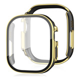 Case Cristal Templado Lujo Para Apple Watch Serie 8/7/6/5/se