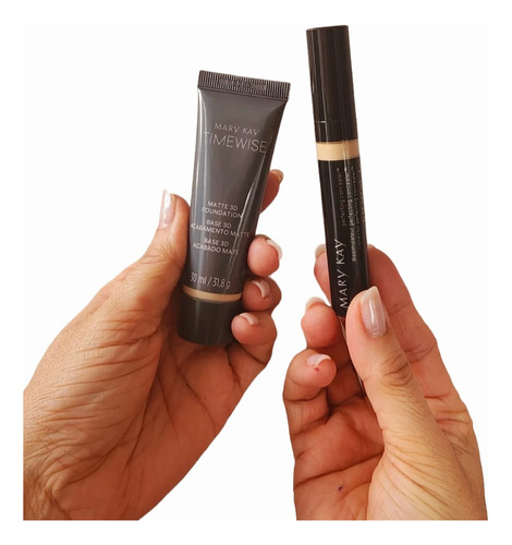 Base Timewise 3d E Corretivo Perfecting Concealer Mary Kay