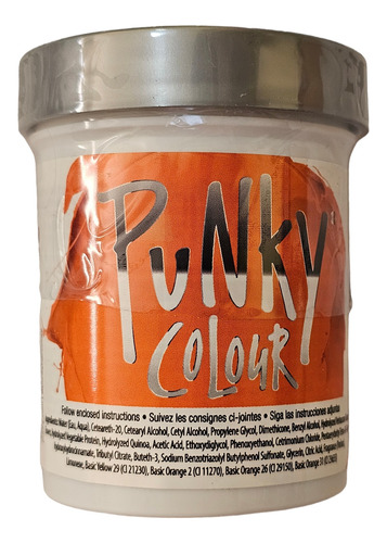 Tinte Acondicionador Semipermanente Punky Colour Naranja