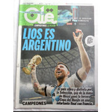Diario Olé Del 19/12/22- Argentina Campeón Mundial Qatar