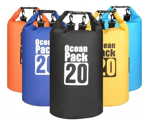Bolsa Seca Contra Agua Impermeable 20 Litros Dry Bag Ocean