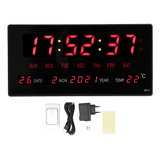 Reloj Digital De Pared Led Para Oficina Y Hogar