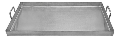 Comal Plancha Para Asar De Acero Inoxidable 80x40 Cms