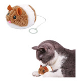 Juguete Para Gatos Ratón Plush De Cuerda Vibrador