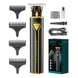 Maquina Corta Pelo Barba Trimmer Vgr V-009 Led Recargable