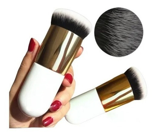 Brocha Kabuki Para Base Líquida Maquillaje Makeup