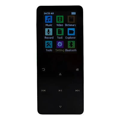 Reproductor Mp4 Musica Running Fm Bluetooth Auriculares 8gb Color Plateado | Envío gratis