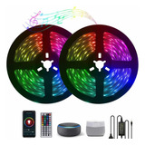 Tira De Led Rgb5050 Voz Luces Led Alexa 20m Tira Led Wifi