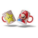 Mugs Mario Bros Pocillo X 12 Unid Fiestas Sorpresa Regalos