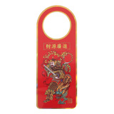 Colgador De Puerta Feng Shui Con Etiqueta De Cerradura Y Man