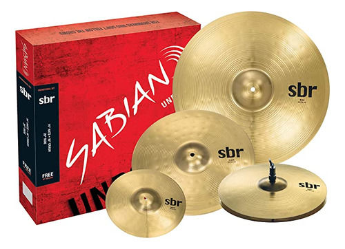 Sabian Sbr - Juego De Platillos Promocionales Con Salpicadu.